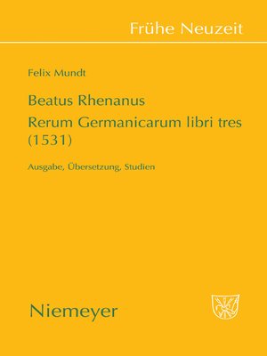 cover image of Beatus Rhenanus